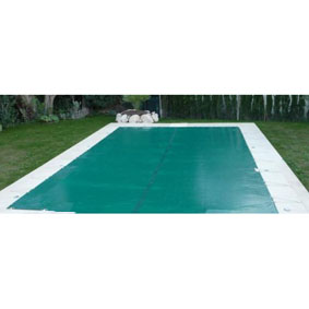 Bâche piscine PVC 560 G 5 X 9 M verte