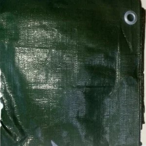 Bâche PE 230 g vert 8 x 12 m garantie UV 2 ans