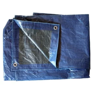 B&acirc;che PE 80 g Dim. 3 x 4 m environ bicolore