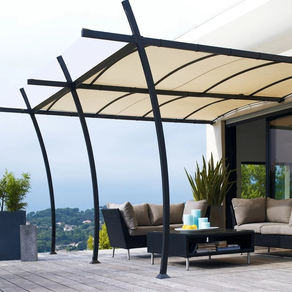 BACHE PERGOLA BLOOMA COBURG BARBECUE 2,45 X 1,43 M