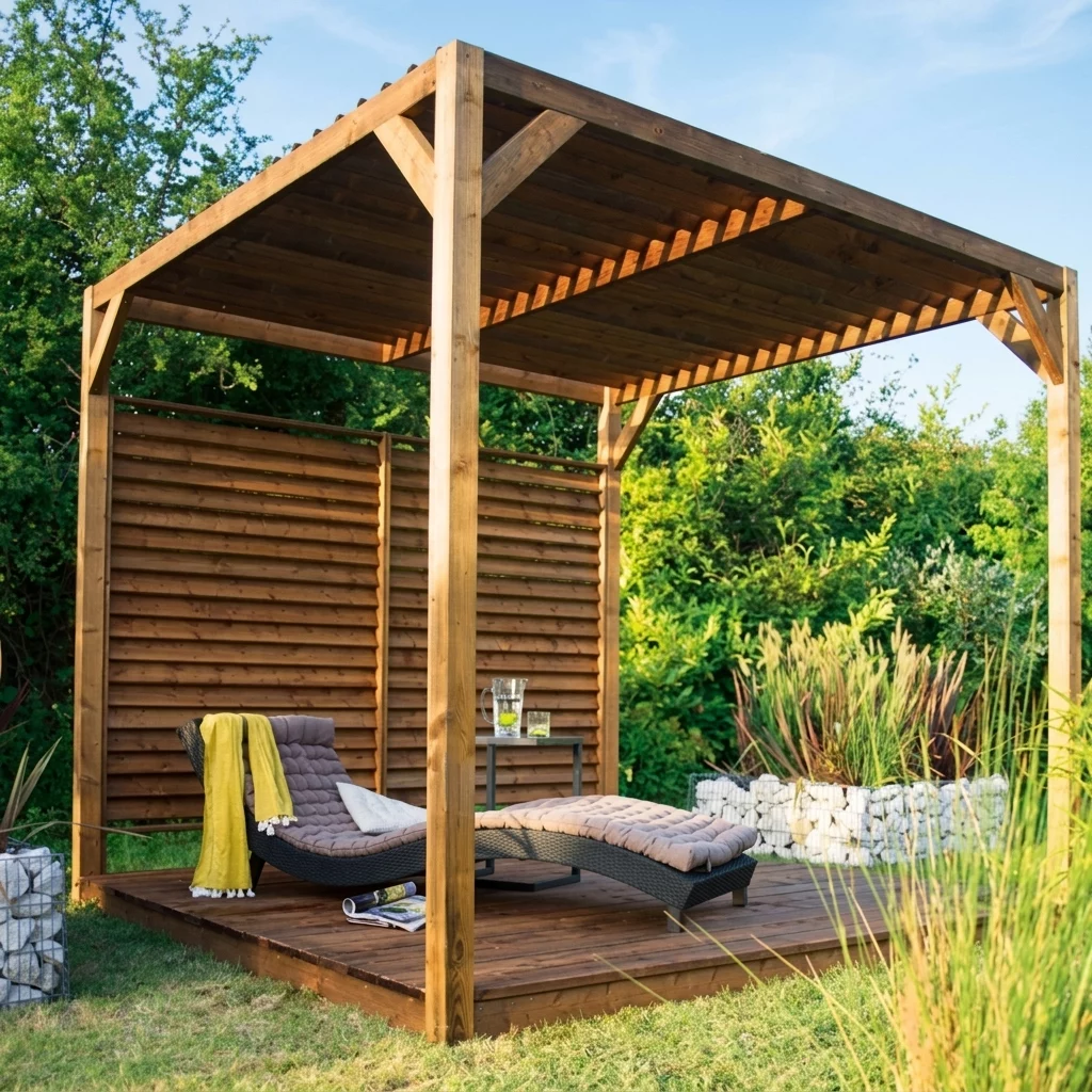BACHE PERGOLA BLOOMA LORGE 2,58 X 2,58 M