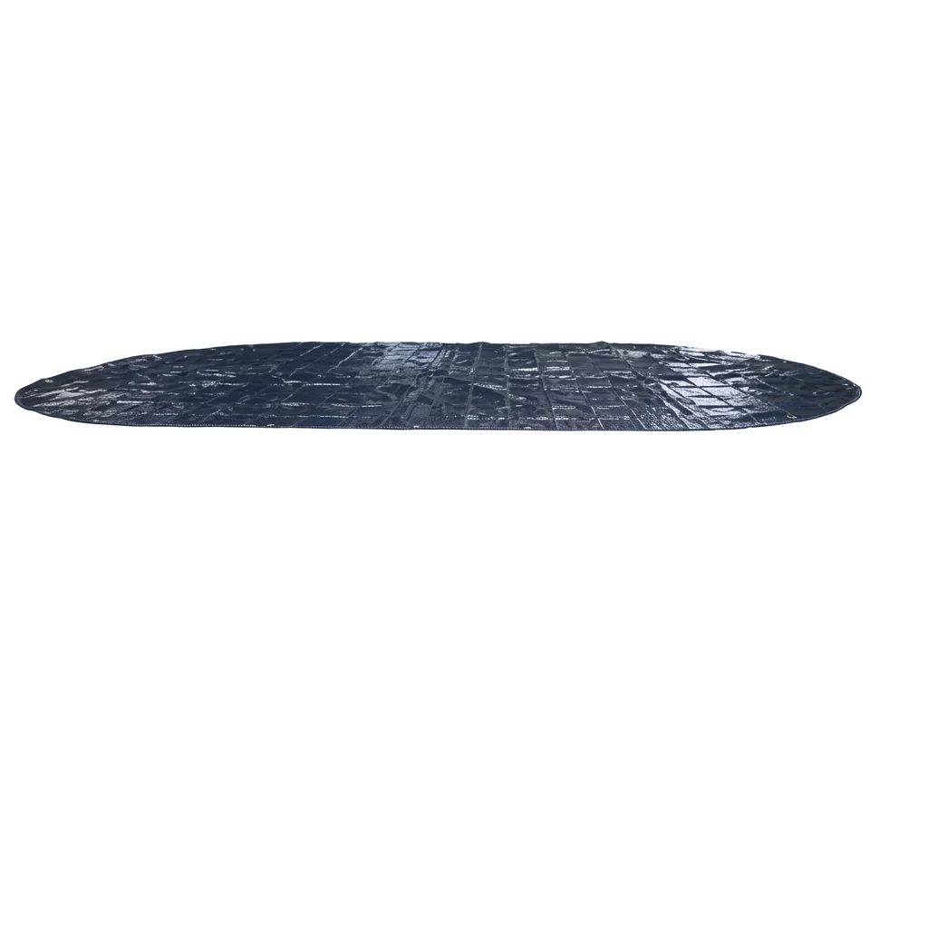 BACHE PISCINE PE 120 G OVALE 4,80 x 7,40 M BLEUE