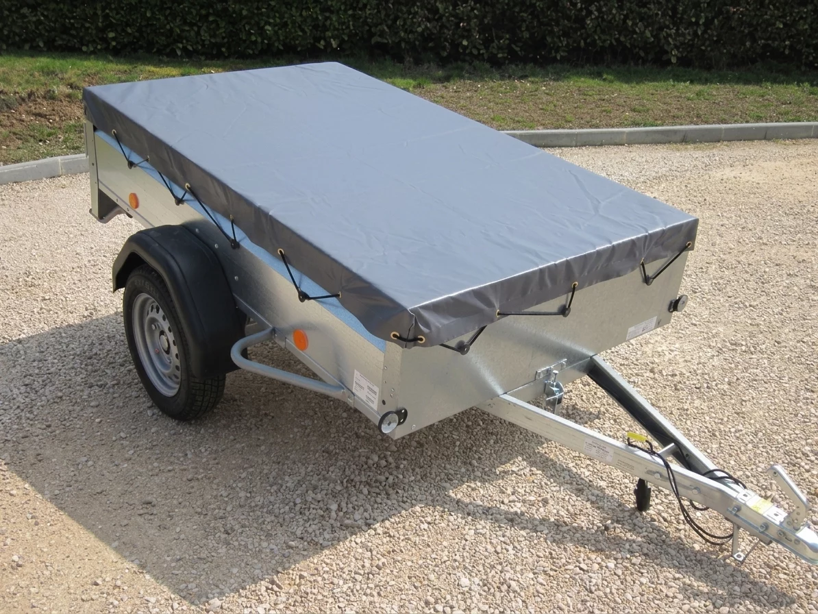 B&acirc;che pour remorque 256×147 PVC gris