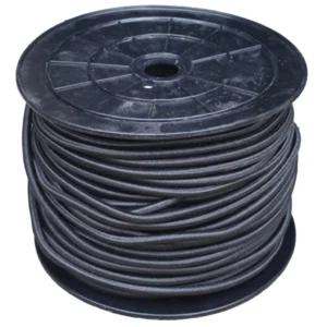 Câble élastique 8 MM pro noir vendu au mètre
