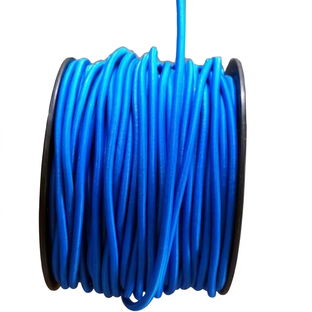 CABLE ELASTIQUE PRO 8 MM BLEU BOBINE 100 M