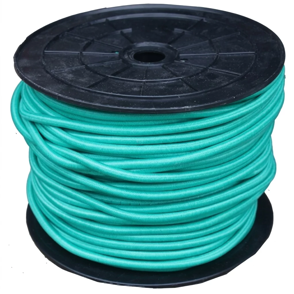CABLE ELASTIQUE PRO 8 MM VERT BOBINE 100 M