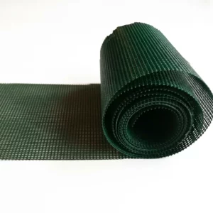 GRILLE PVC 295 G DIM LARGEUR 3,70 VERT LE ML