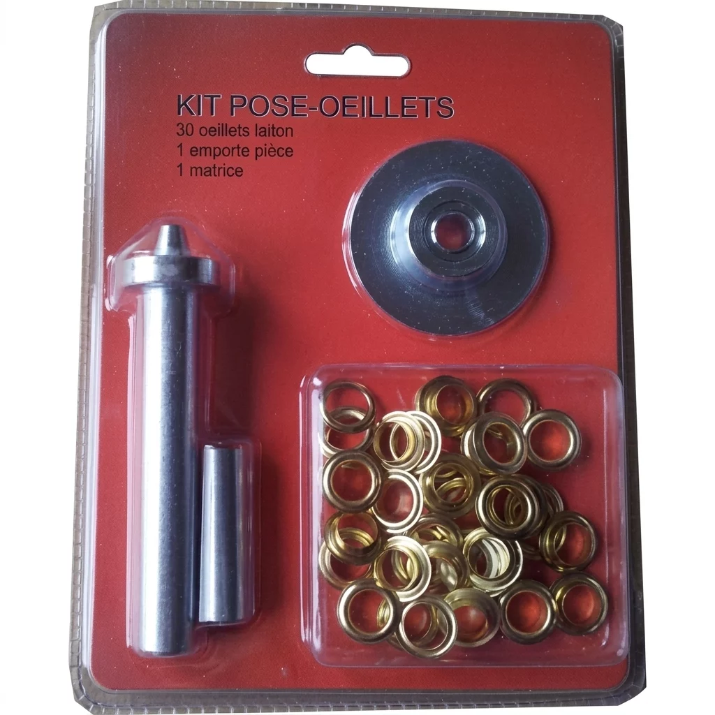 Kit de pose &oelig;illets &ndash; &Oslash;10 mm &ndash; id&eacute;al pour b&acirc;ches PE