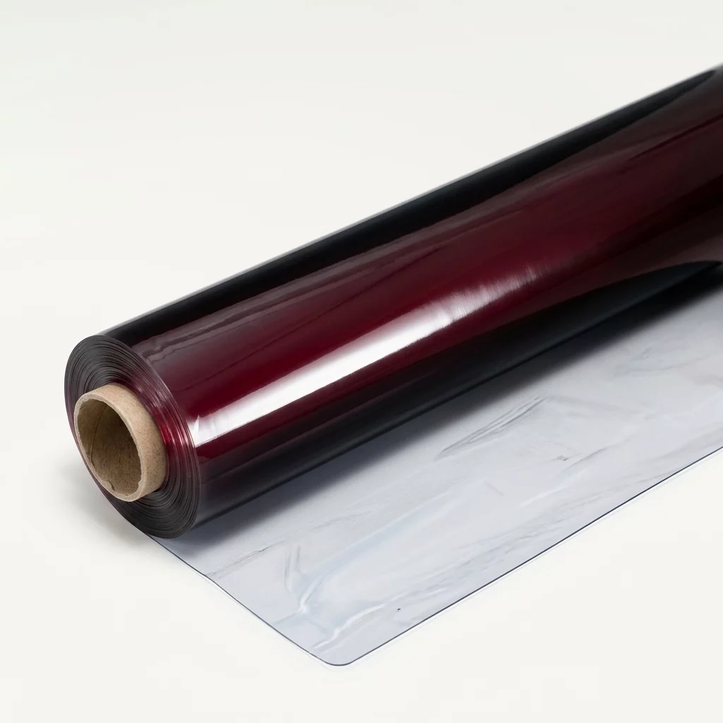 PVC Cristal transparent 80/100 &ndash; largeur 1,40 m &ndash; au m&egrave;tre lin&eacute;aire