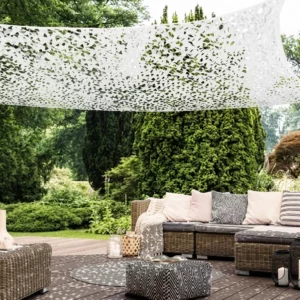 TOILE OMBRAGE AJOUREE 2 x 3 M BLANC